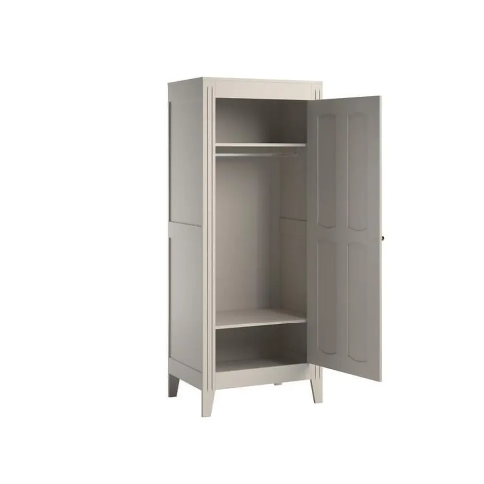 Armoire 1 porte sable beige - collection milenne