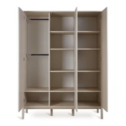 Armoire 3 portes ashi argile
