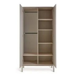 Armoire 2 portes ashi argile