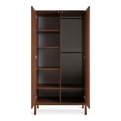 Armoire 2 portes ashi chataignier