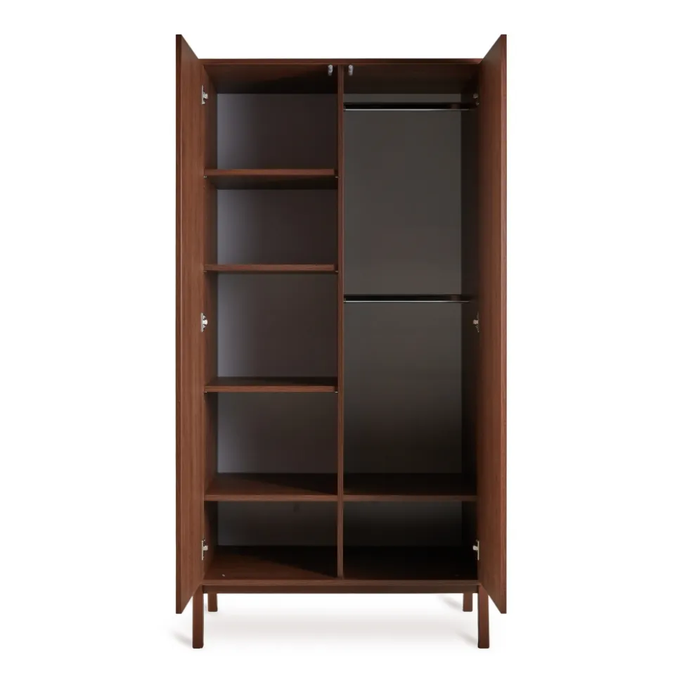 Armoire 2 portes ashi chataignier