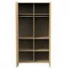 Armoire 2 portes cannelle