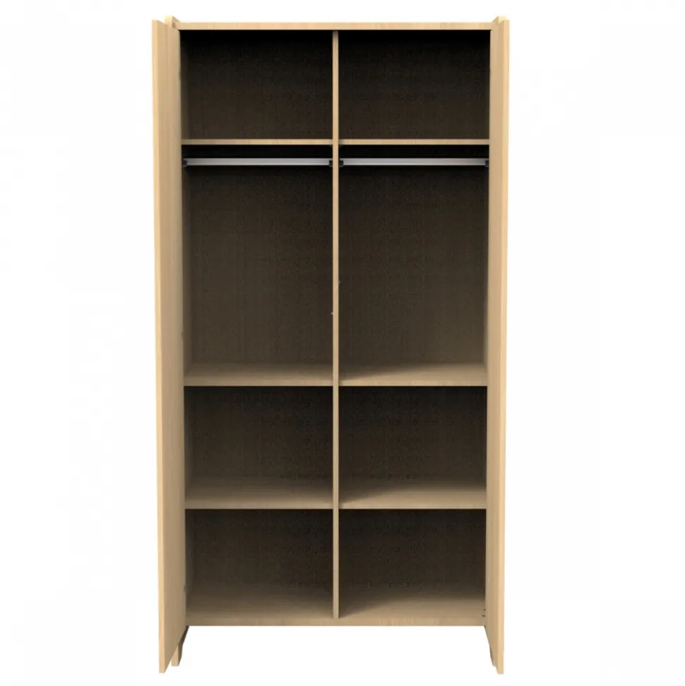 Armoire 2 portes cannelle