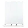 Armoire 3 portes - crème