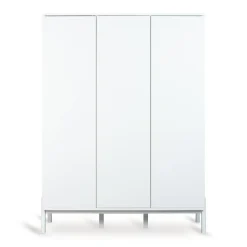 Armoire 3 portes - crème