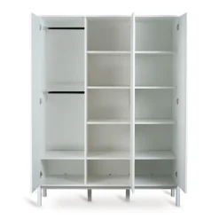 Armoire 3 portes - crème