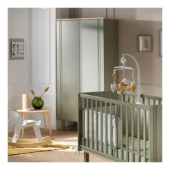 Armoire 2 portes eleonore kaki