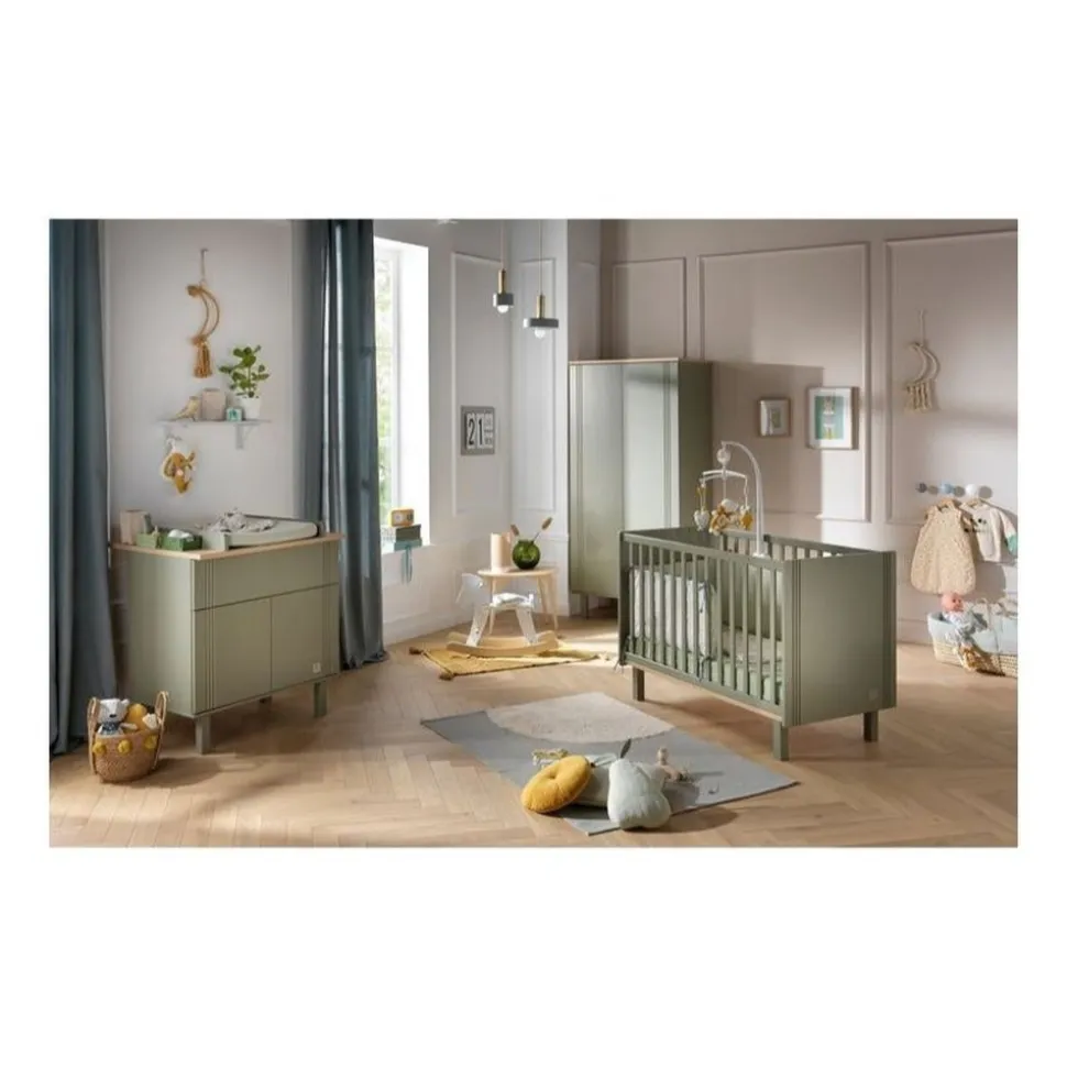 Armoire 2 portes eleonore kaki