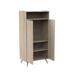 Armoire 2 portes et 1 niche access bois
