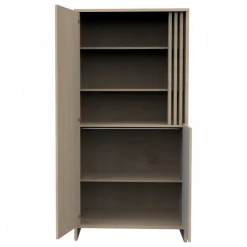 Armoire portes et niche blanche tokyo