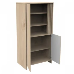 Armoire portes et niche blanche tokyo