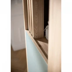 Armoire portes et niche sauge tokyo