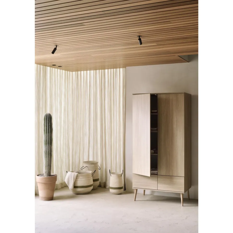 Armoire 2 portes flow - honey ash