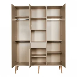 Armoire 4 portes 1 niche cocoon latte