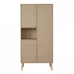 Armoire 3 portes 1 niche cocoon latte
