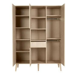 Armoire 4 portes 1 niche cocoon natural oak