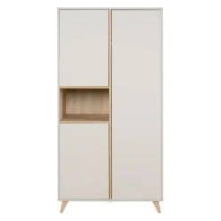 Armoire 3 portes 1 niche loft - argile