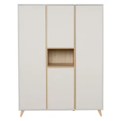 Armoire 4 portes 1 niche loft - argile