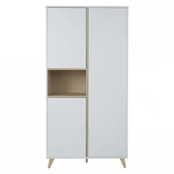 Armoire 3 portes 1 niche loft white