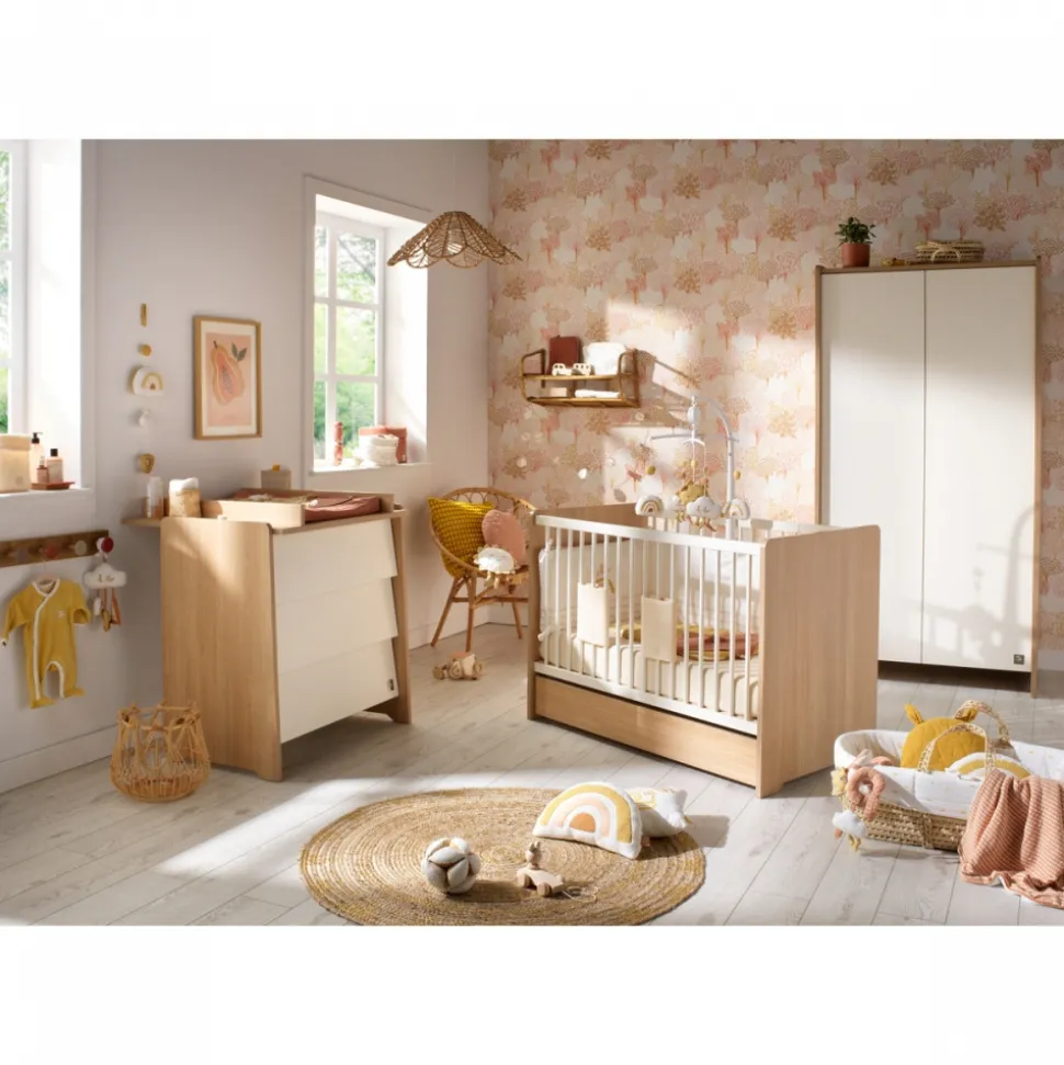 Armoire 2 portes vanille