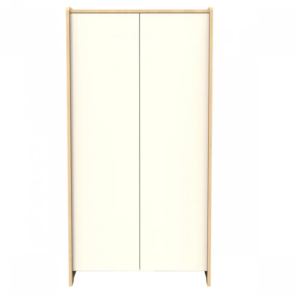 Armoire 2 portes vanille