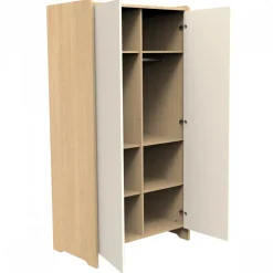 Armoire 2 portes vanille