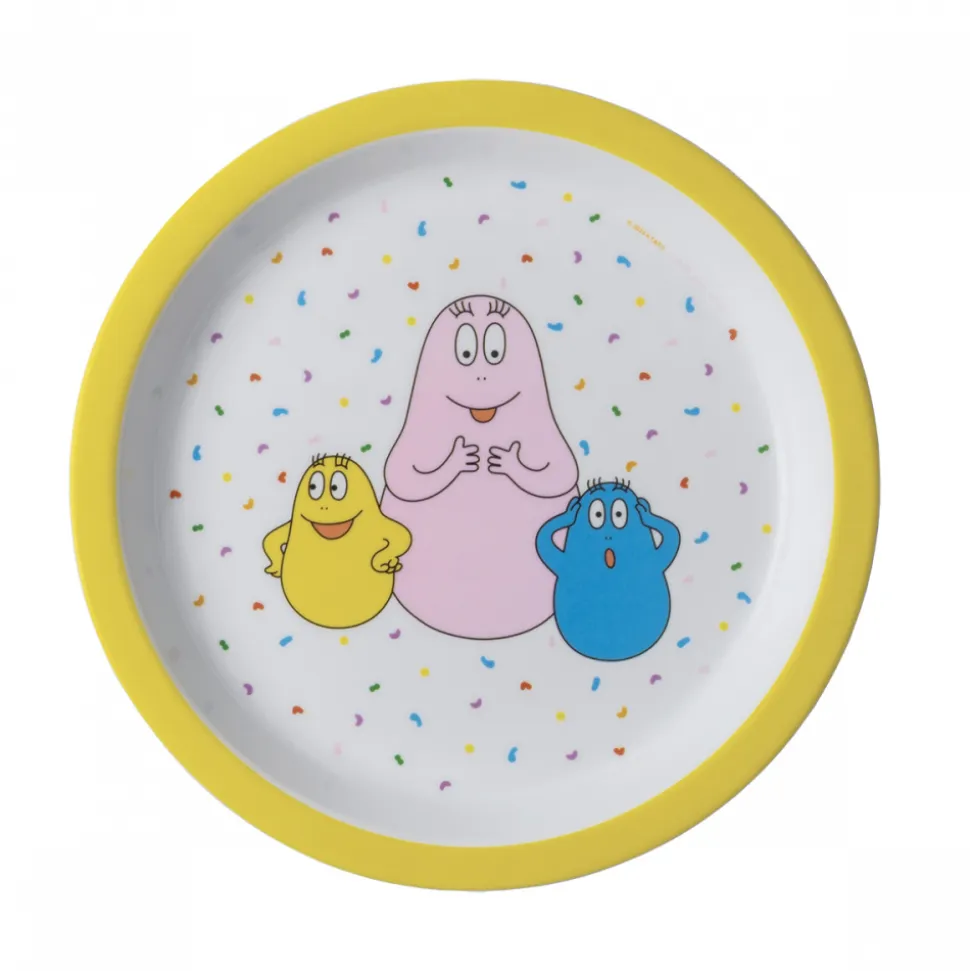 Assiette bébé barbapapa ø 18 cm