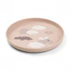 Assiette bébé foodie happy clouds rose