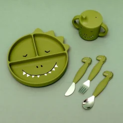 Assiette compartimentée avec ventouse mr. dino