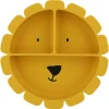Assiette compartimentée avec ventouse mr. lion