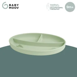 Assiette compartimentée bébé en silicone