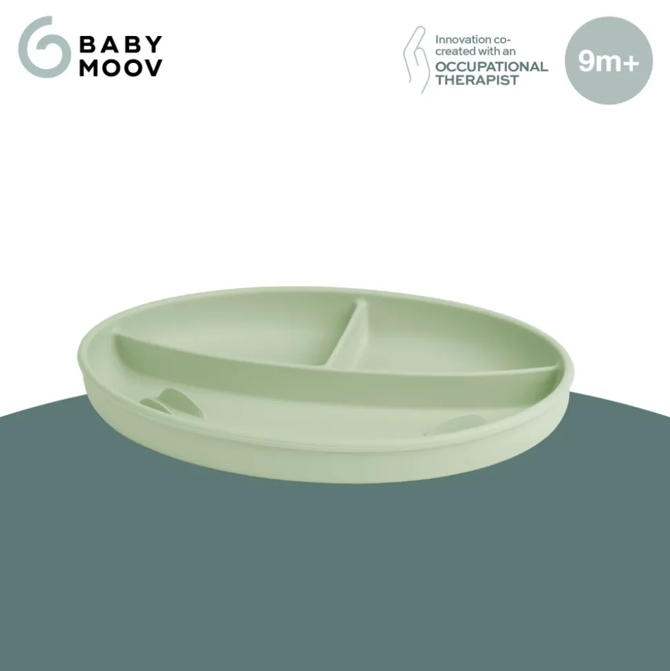 Assiette compartimentée bébé en silicone