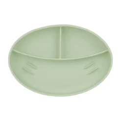 Assiette compartimentée bébé en silicone