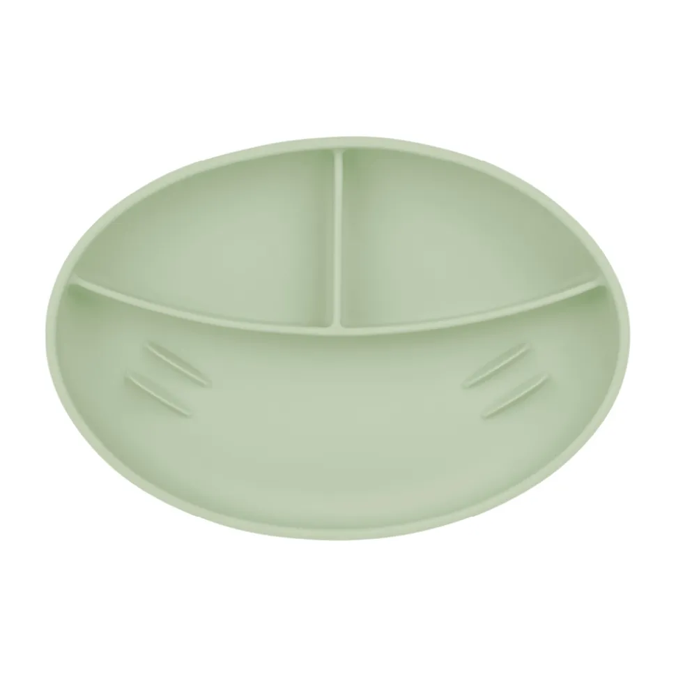 Assiette compartimentée bébé en silicone