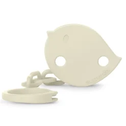 Attache sucette bébé chaîne birdies beige