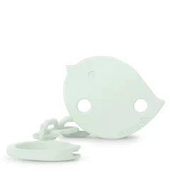 Attache sucette bébé chaîne birdies vert