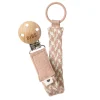 Attache sucette blush et ivory