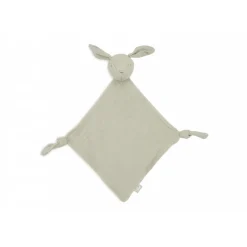 Attache sucette lapin olive