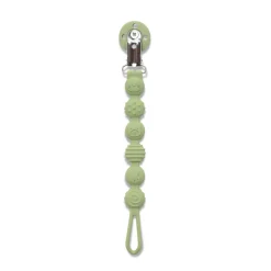 Attache sucette silicone vert