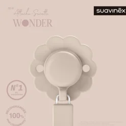 Attache sucette silicone wonder mauve chalk