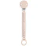 Attache sucette wonderland rose