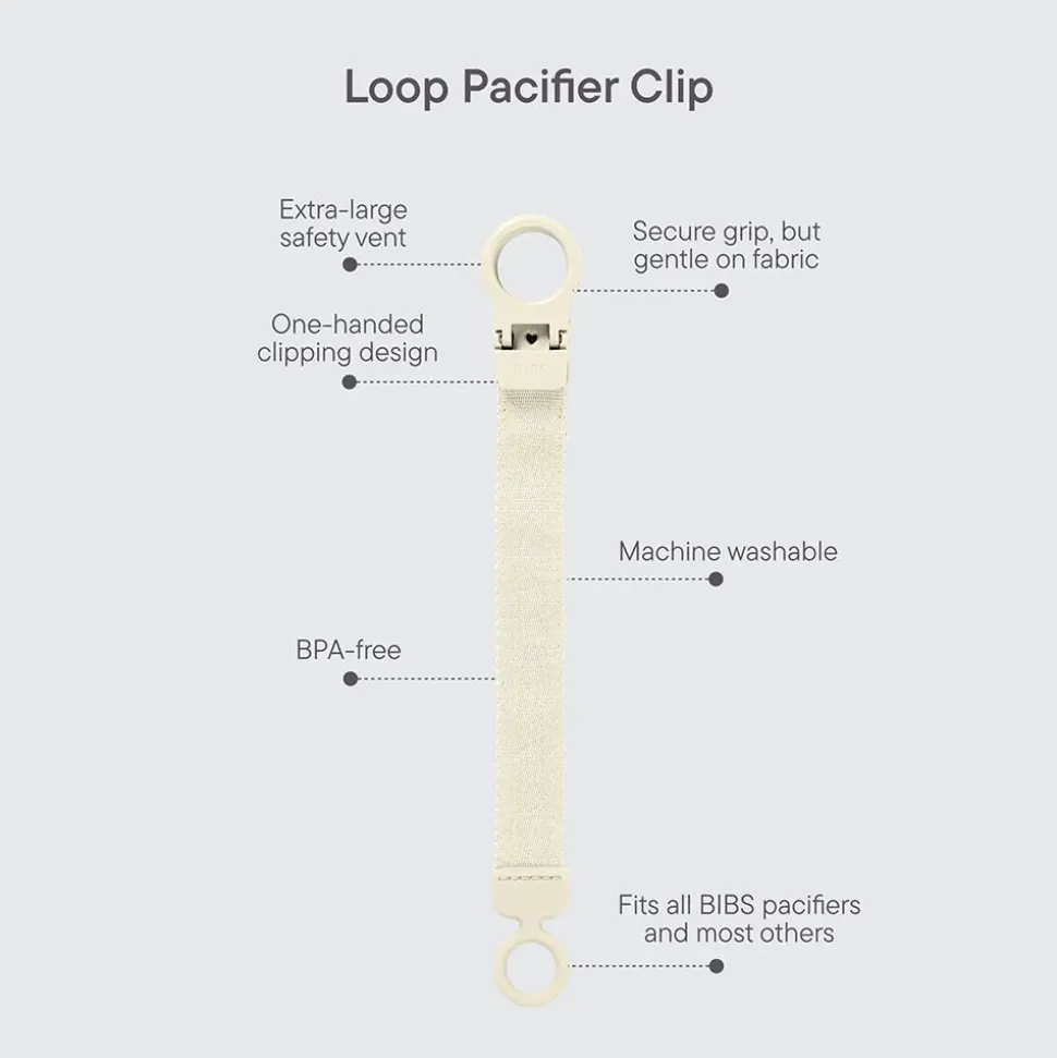 Attache tétine loop kaki