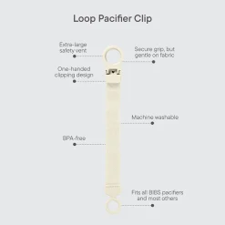 Attache tétine loop sage