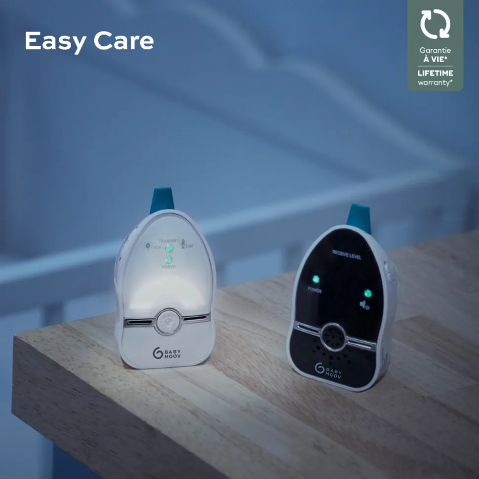 Babyphone audio easy care 2019 avec veilleuse