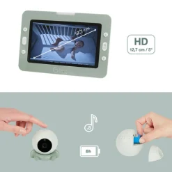Babyphone vidéo yoo go+ hd avec caméra additionnelle