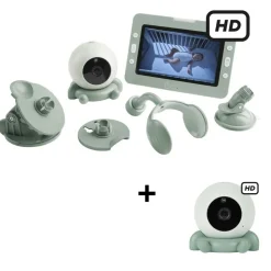 Babyphone vidéo yoo go+ hd avec caméra additionnelle