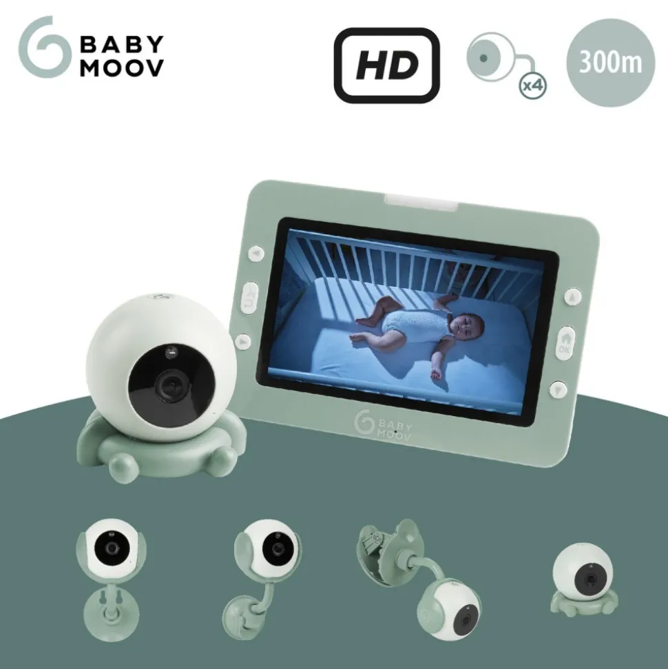 Babyphone vidéo yoo go+ hd avec caméra additionnelle