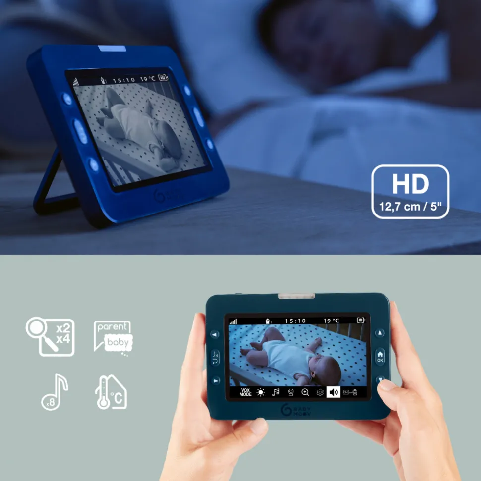 Babyphone vidéo yoo master+ hd