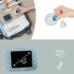 Babyphone vidéo yoo roll avec caméra additionnelle
