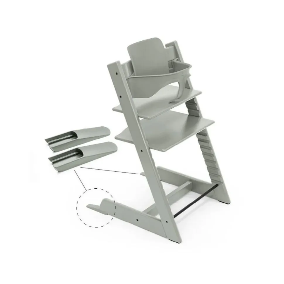 Baby set 2 pour chaise tripp trapp glacier green